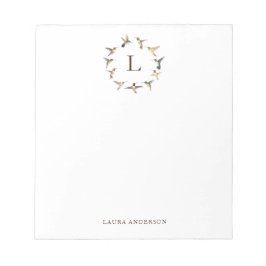 Monogram Hummingbird Post-it Notes Anteckningsblock