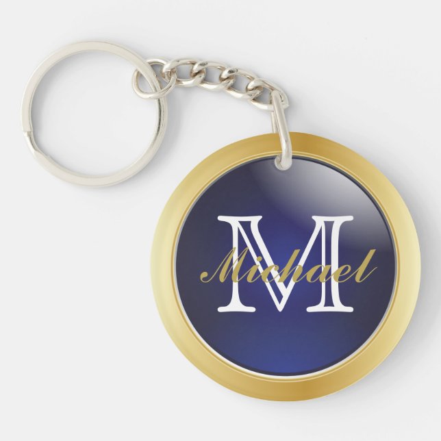 Monogram i klassy Blue Guld | DIG-text (Framsidan)