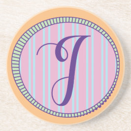 Monogram I Sandstone Underlägg