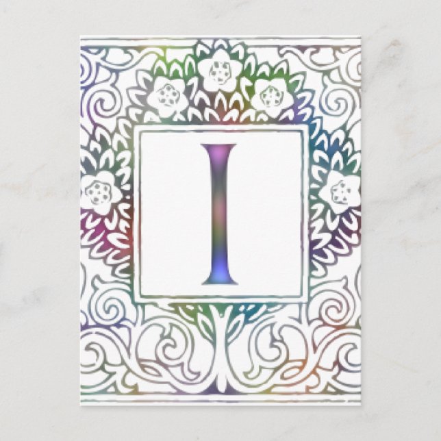 Monogram I Vykort (Framsida)