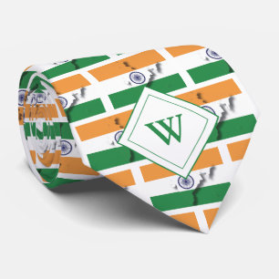 Monogram INDIAN-FLAGGA i Indien Slips