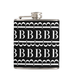 Monogram Initial Brev B Fickplunta