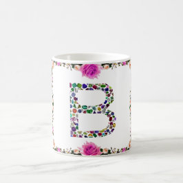 Monogram Initial Brev B Kaffemugg