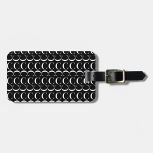 Monogram Initial Brev C Bagagebricka