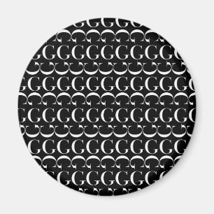 Monogram Initial Brev G Magnet