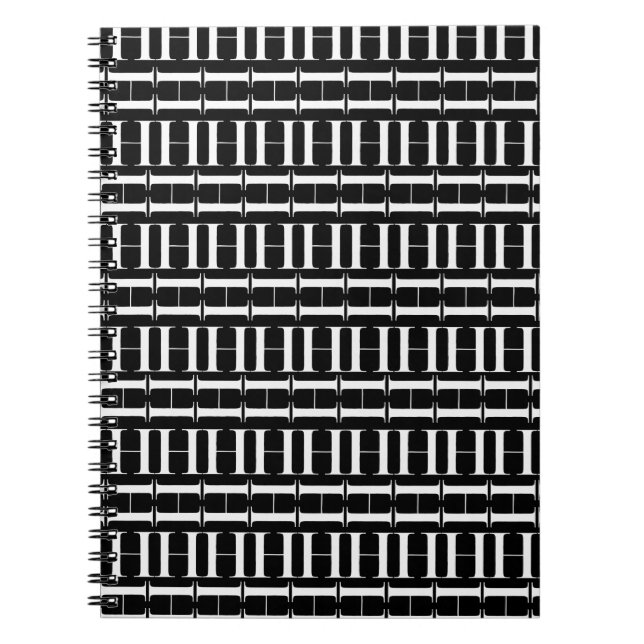 Monogram Initial Brev H Anteckningsbok (Framsidan)