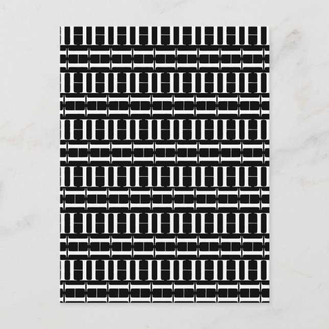 Monogram Initial Brev H Vykort (Framsida)