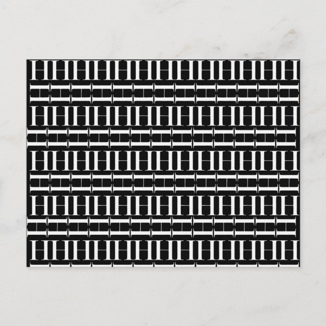 Monogram Initial Brev H Vykort (Framsida)