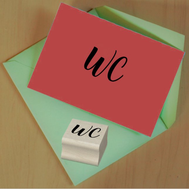 Monogram Initial Brev (initialer) Stämpel (Skapare uppladdad)