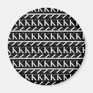 Monogram Initial Brev K Magnet