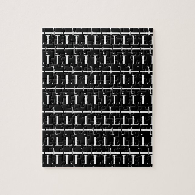 Monogram Initial Brev L Pussel (Vertikal)