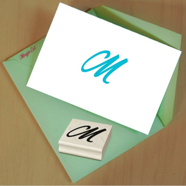 Monogram Initial Brev M Stämpel (Skapare uppladdad)