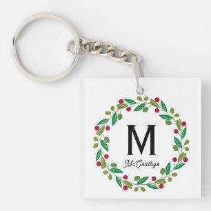 Monogram initial - Chrismas-krans