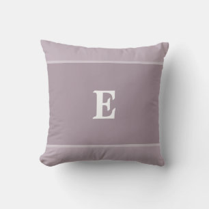 Monogram Initial E Brev Elegant Färg Modern Kudde