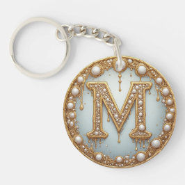 Monogram initial M-gåva till flickvän
