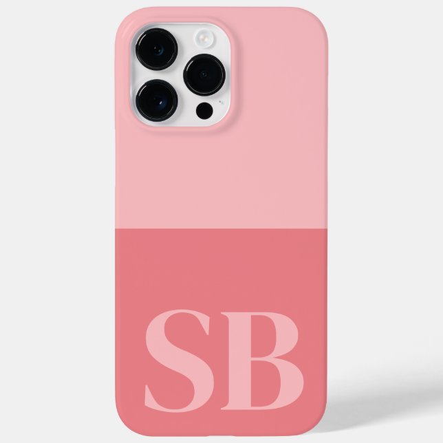Monogram Initial Minimalistisk Stylish Case-Mate i (Baksida)