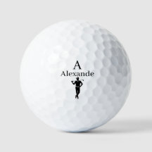 monogram initial namn personlig golf boll markör