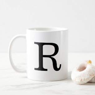 Monogram Initial R Classic Mugg, 11 oz Kaffemugg