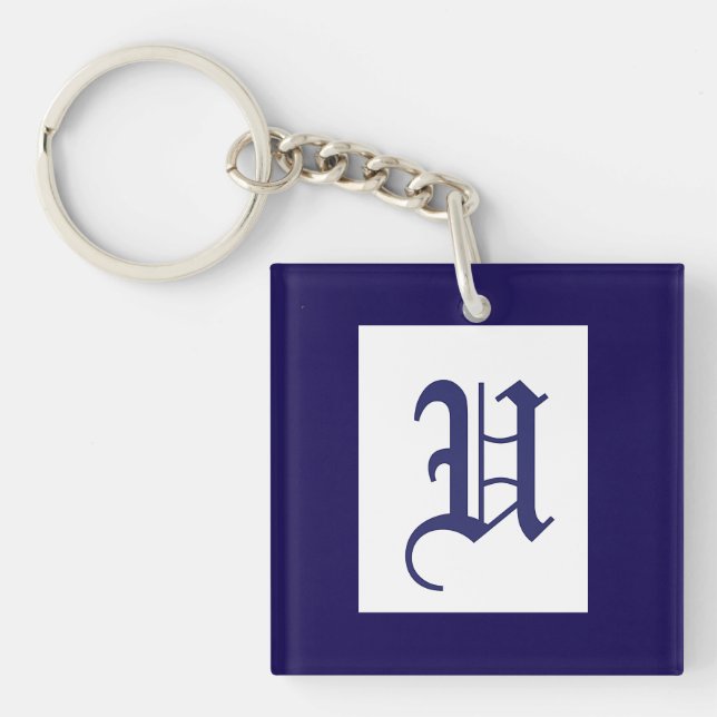 Monogram initial U akryl  (Framsidan)