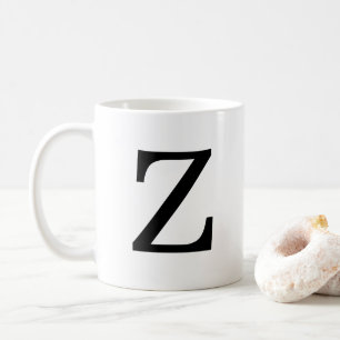 Monogram Initial Z Classic Mugg, 11 oz Kaffemugg
