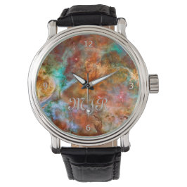 Monogram initialer - Carina Nebula, Argo Navis Armbandsur