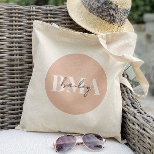 Monogram initialer Chic Personlig Tygkasse