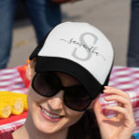 Monogram Initialer Kalligrafi Minimalistisk  Keps<br><div class="desc">Denna design kan anpassas i det tillgängliga området genom att byta foto och/eller text. Eller så kan den anpassas ytterligare genom att klicka på "Anpassa denna mall" och sedan välja alternativet "Klicka för att anpassa ytterligare" och ta bort eller ändra bakgrundsfärgen, lägga till text, ändra textfärg eller stil, eller ta...</div>