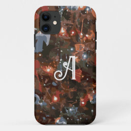 Monogram inledande Festive Julgran Ljus