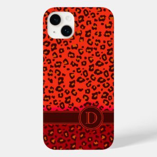 monogram iphone case för leoparder
