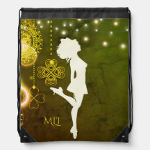 Monogram Irish Dance Celtic Klöver och Ljus