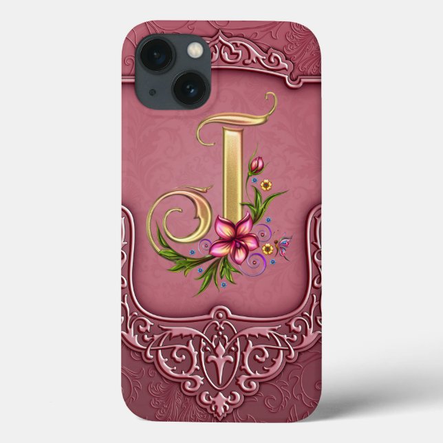 Monogram J iPad Air Case (Baksida)