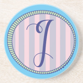 Monogram J Sandstone Underlägg