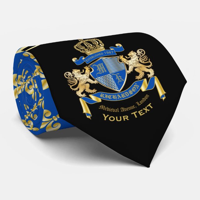 Monogram Jackar den Lejonare flottan av Arm Blue G Slips (Rullad)
