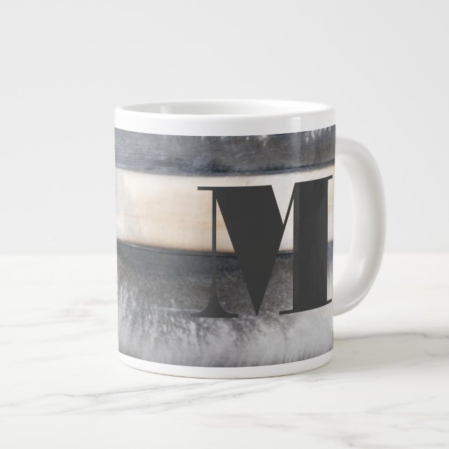 Monogram | Jord och rök I Jumbo Mugg (Framsida höger)