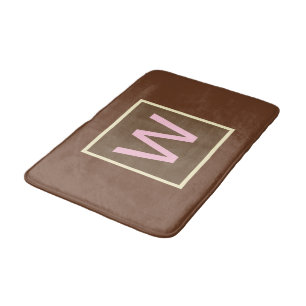 Monogram Jordgubb Choklad Vanilj Glass Badrumsmatta