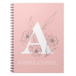 Monogram Journal Planner Anteckningsbok
