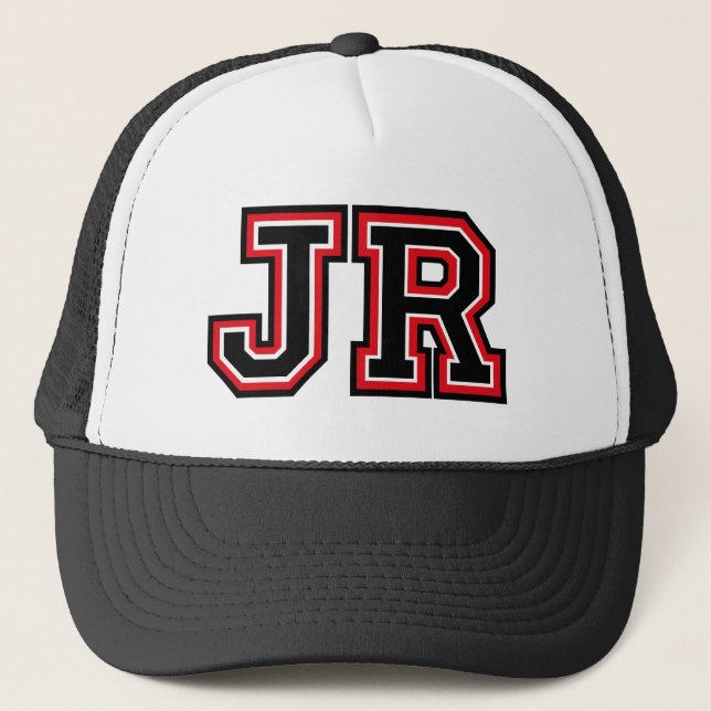 Monogram 'JR' Truckerkeps (Framsida)