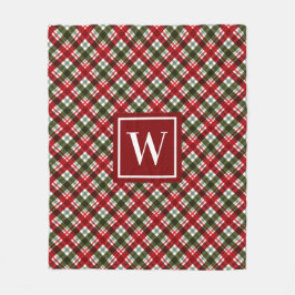 Monogram julpapp fleecefilt