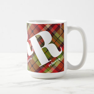 Monogram julpapp kaffemugg