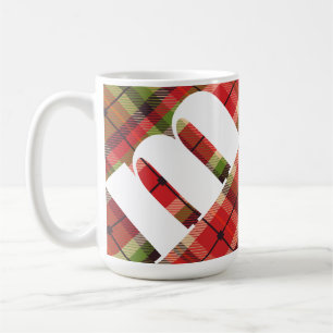Monogram julpapp kaffemugg