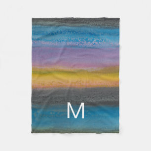 Monogram Juniper Mist I Fleecefilt