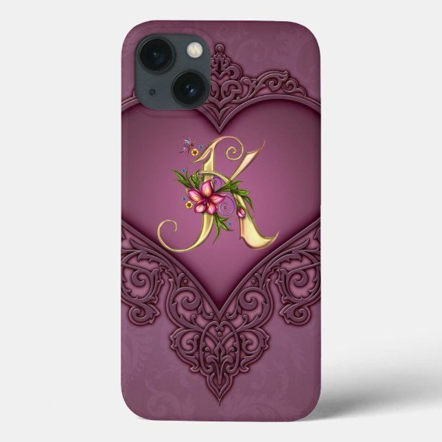MONOGRAM K iPad Air Case (Baksida)