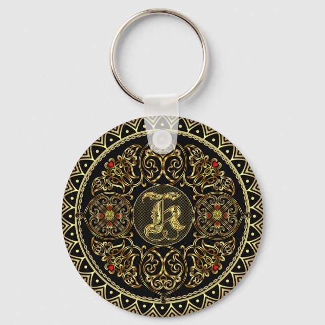 Monogram K Nyckelring (Framsida)
