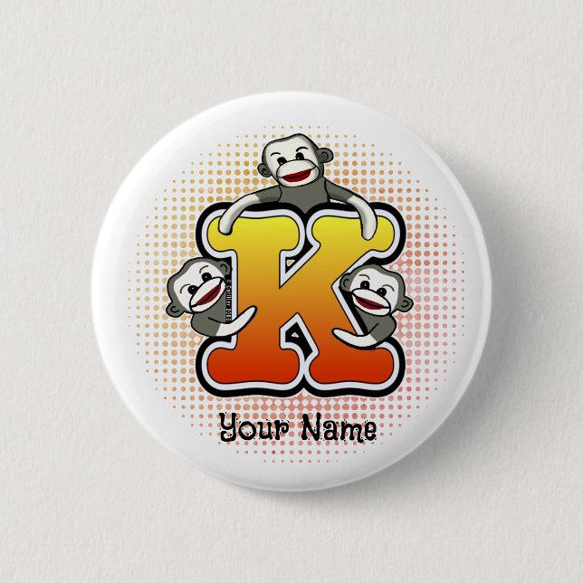 Monogram K Strumpapa  Knapp (Framsida)