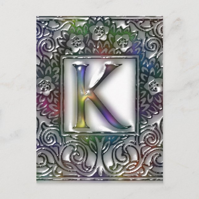 Monogram K Vykort (Framsida)
