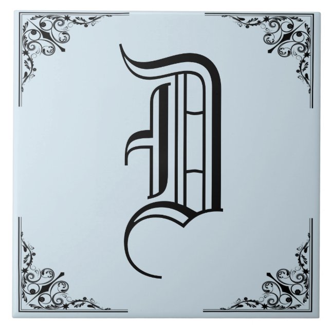 MONOGRAM KAKELPLATTA (Framsidan)