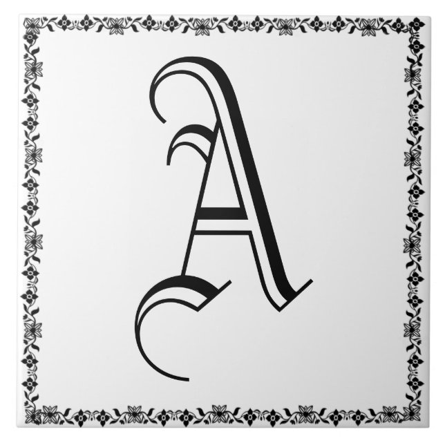 MONOGRAM KAKELPLATTA (Framsidan)