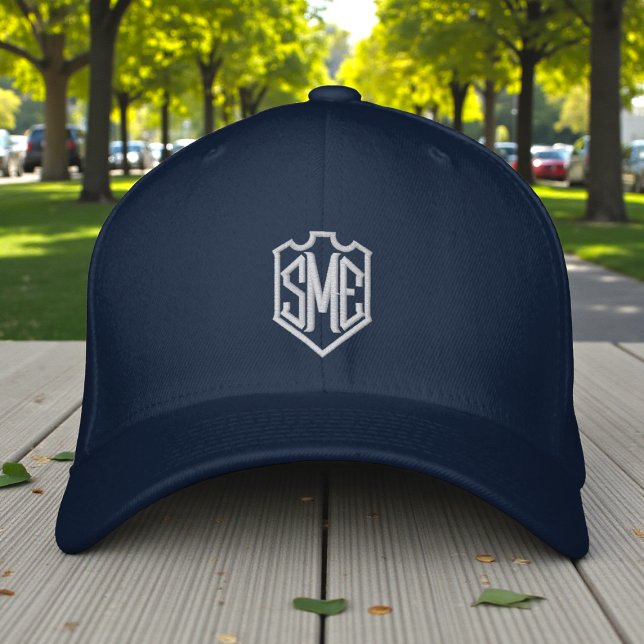 Monogram-kamé Initialer Broderad Present Keps (Skapare uppladdad)
