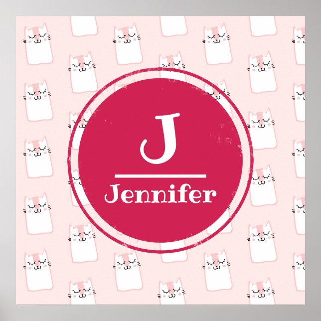 Monogram Kattunge Poster (Framsidan)