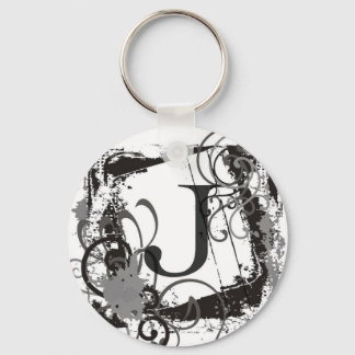 Monogram Keychain "J" Nyckelring